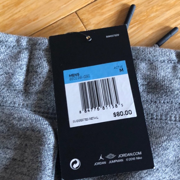 NWT JORDAN SWEATPANTS.  VARIOUS SIZES. - Picture 7 of 8